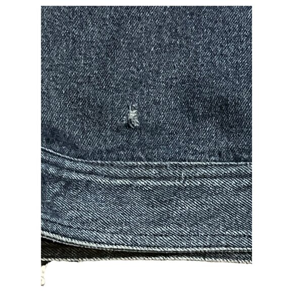 Harley Davidson Denim Jean Jacket 3XL Mens Fabric Sleeves - Picture 8 of 16